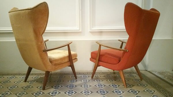 Fauteuil Wing chair Knoll Antimott