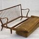 1960s, Danish design by Alfred Christensen, 2-seater sofa, furniture velour
