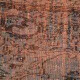 Tapis turc vintage classique en laine terracotta