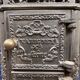Beautiful cast iron stove, pagoda model, from Varigney in Haute Saône