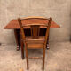 Extensible Napoleon III gateleg table
