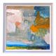 Contemporary "Summer Abstraction" Abstract Seascape by British Artist Ian Mood, Framed Oil Painting