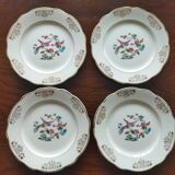 4 assiettes à dessert K&G Lunéville