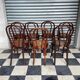Set of 7 Thonet bistro chairs