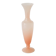 Opaline vase, pale pink, 1970 - 26.5 x 7 cm