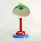 Lampe Aluminor flexible style Memphis en métal et plastique.Année 80