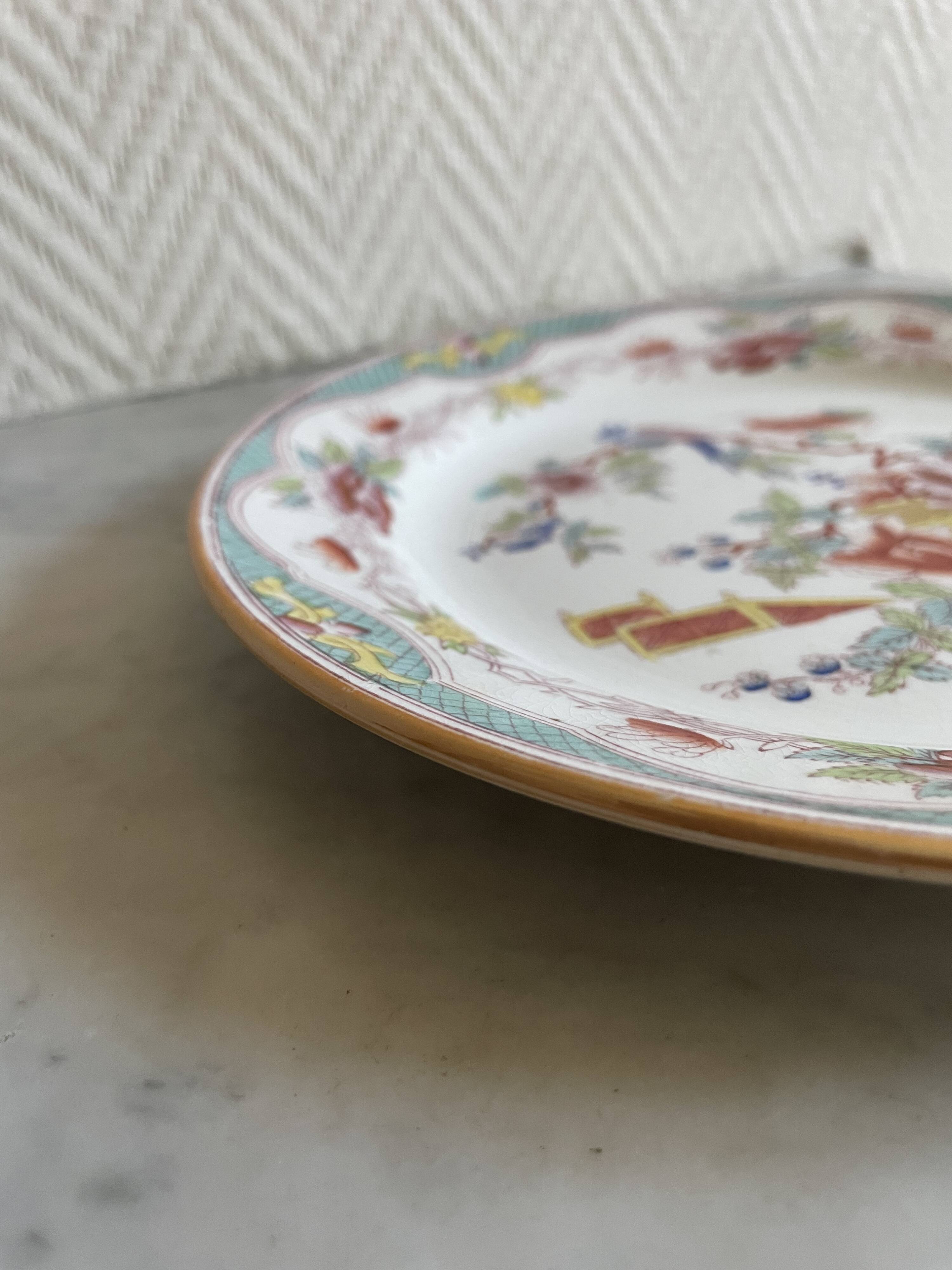 Small plate from the Maastricht Nanking ceramic company