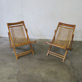 Pair of child sunbeds