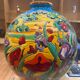 Vase Boule Colonial Émaux de Longwy