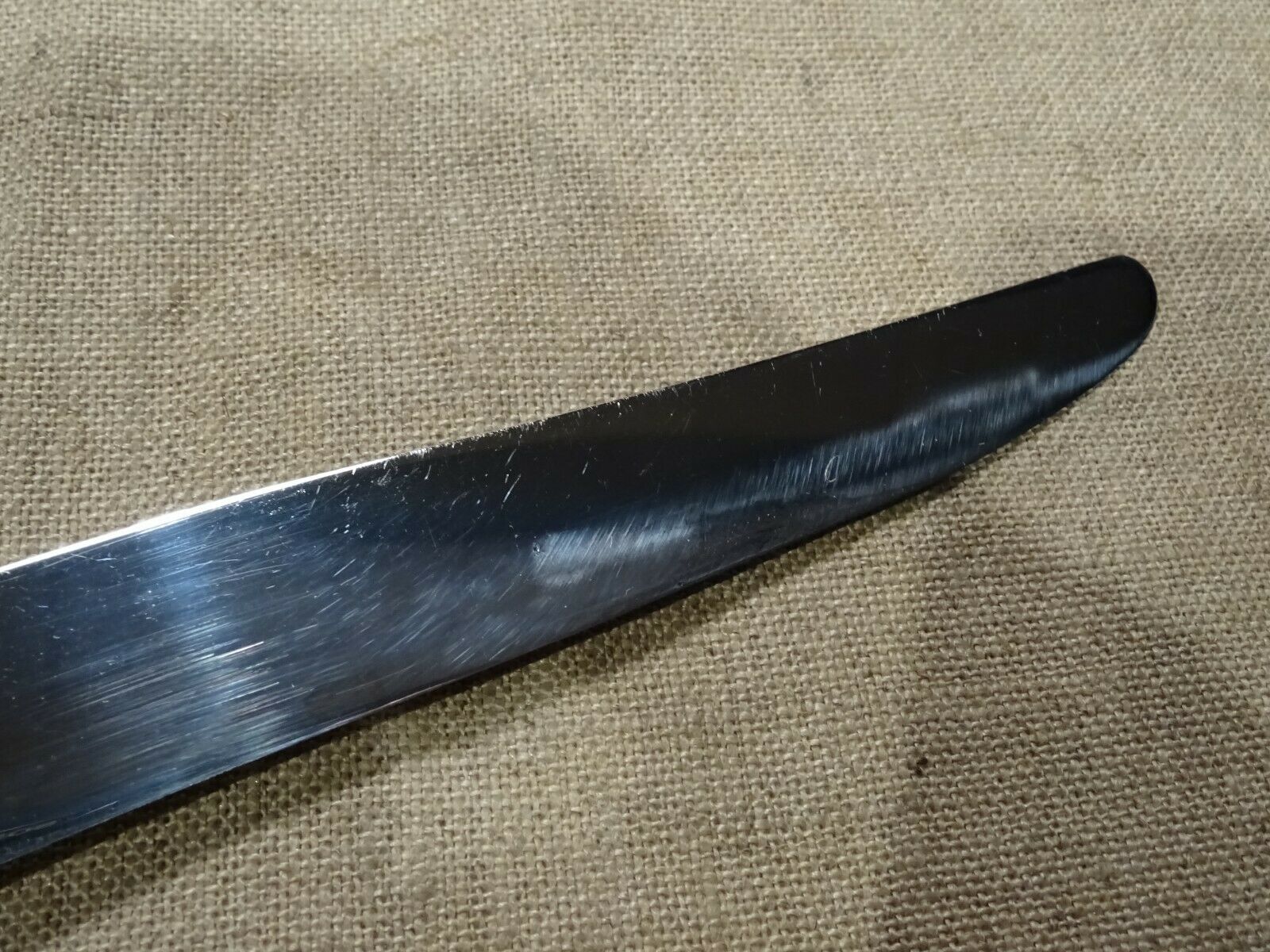 6 old knives handle ebony cutlery superior