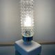 Vintage ceramic and glass lamp from the 70s