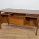 Mid-Century Model 75 Freestanding Teak Desk from Omann Jun, Denmark, 1950s
