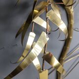 Palm tree wall light by Daniel D'Haeseleer, 1970s