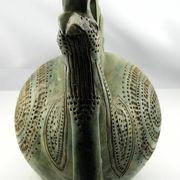 Monogrammed stoneware candlestick – Françoise Chedeville (1940)