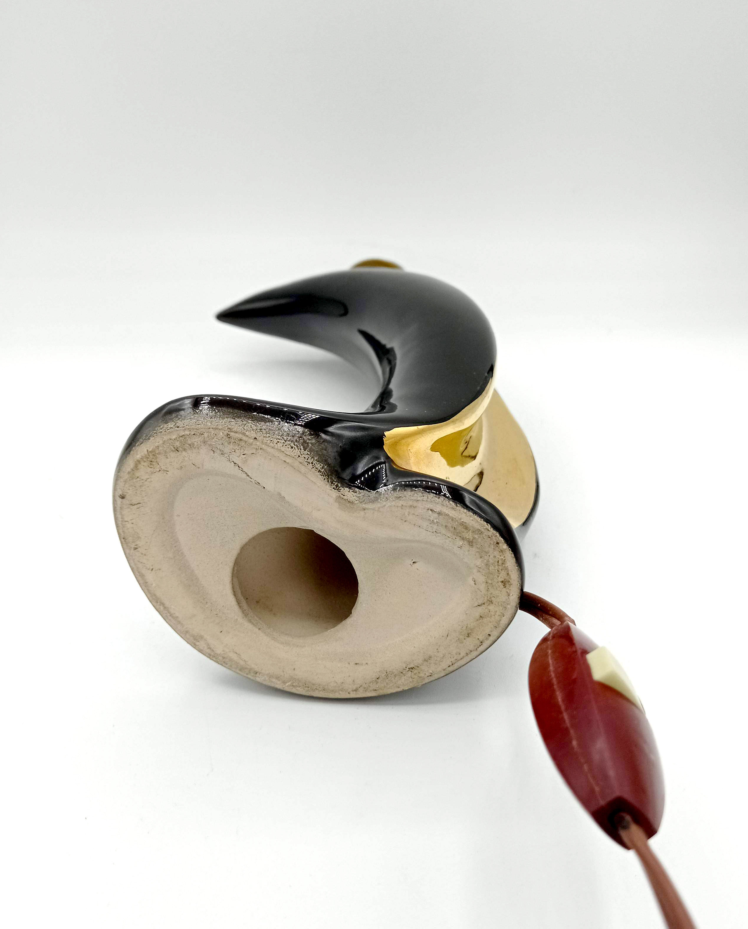 Ceramic lamp 1960 - gold