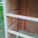 Antique Louis XVI style chest of drawers with marble top