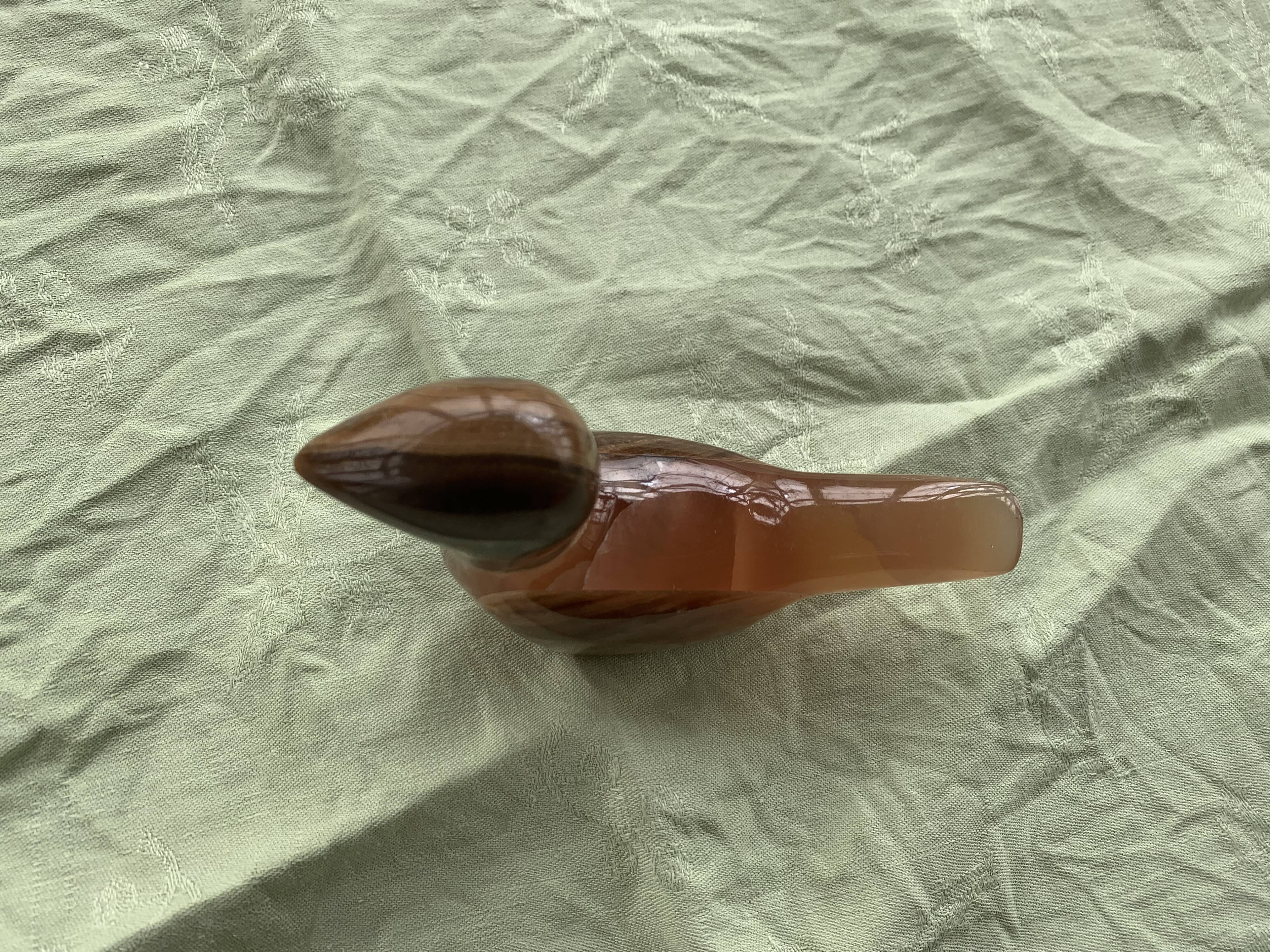 Bird paper press in onyx collector's stone