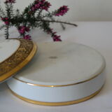 Limoges porcelain round box