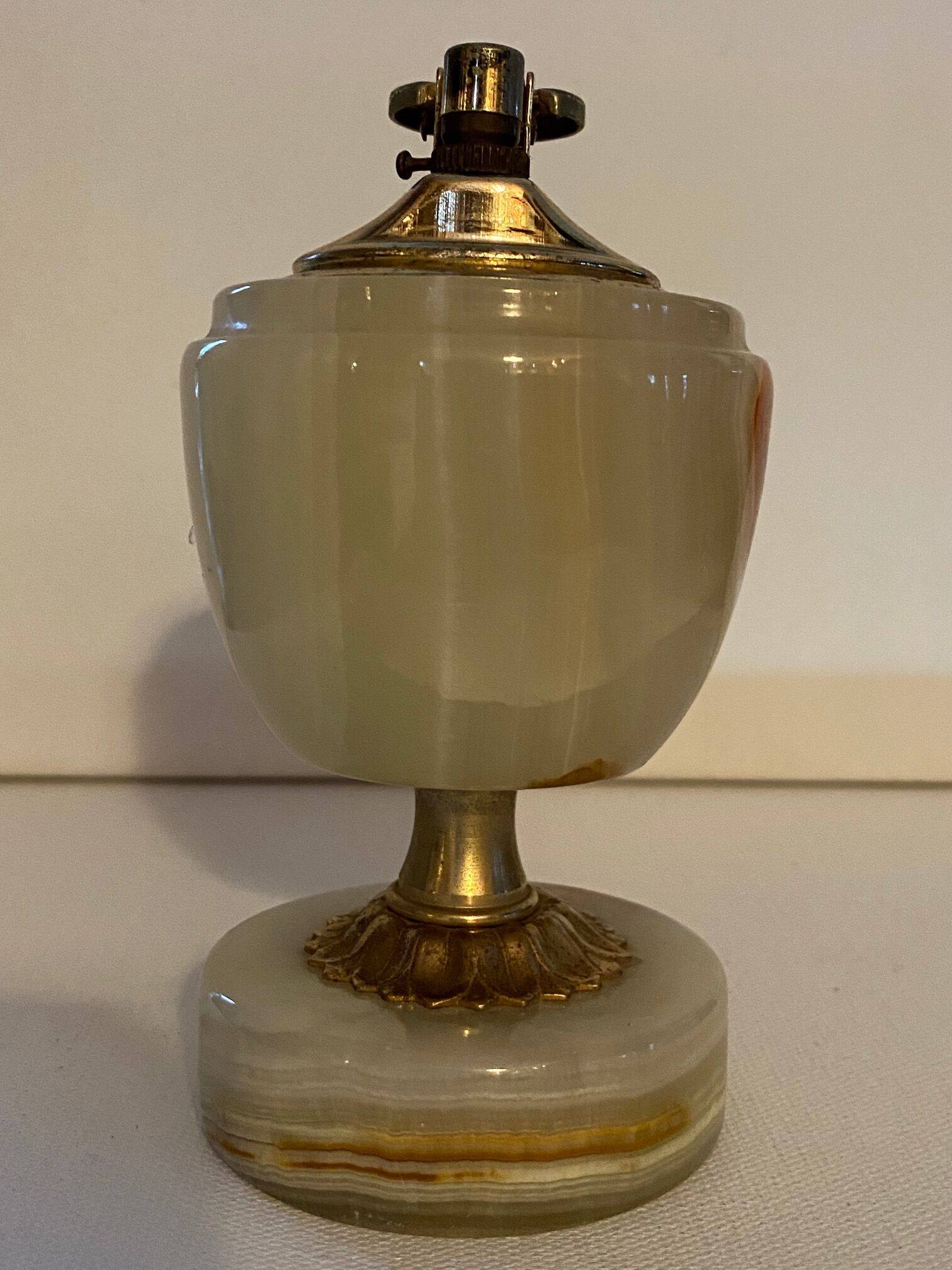 Table lighter in Onyx vintage 1960