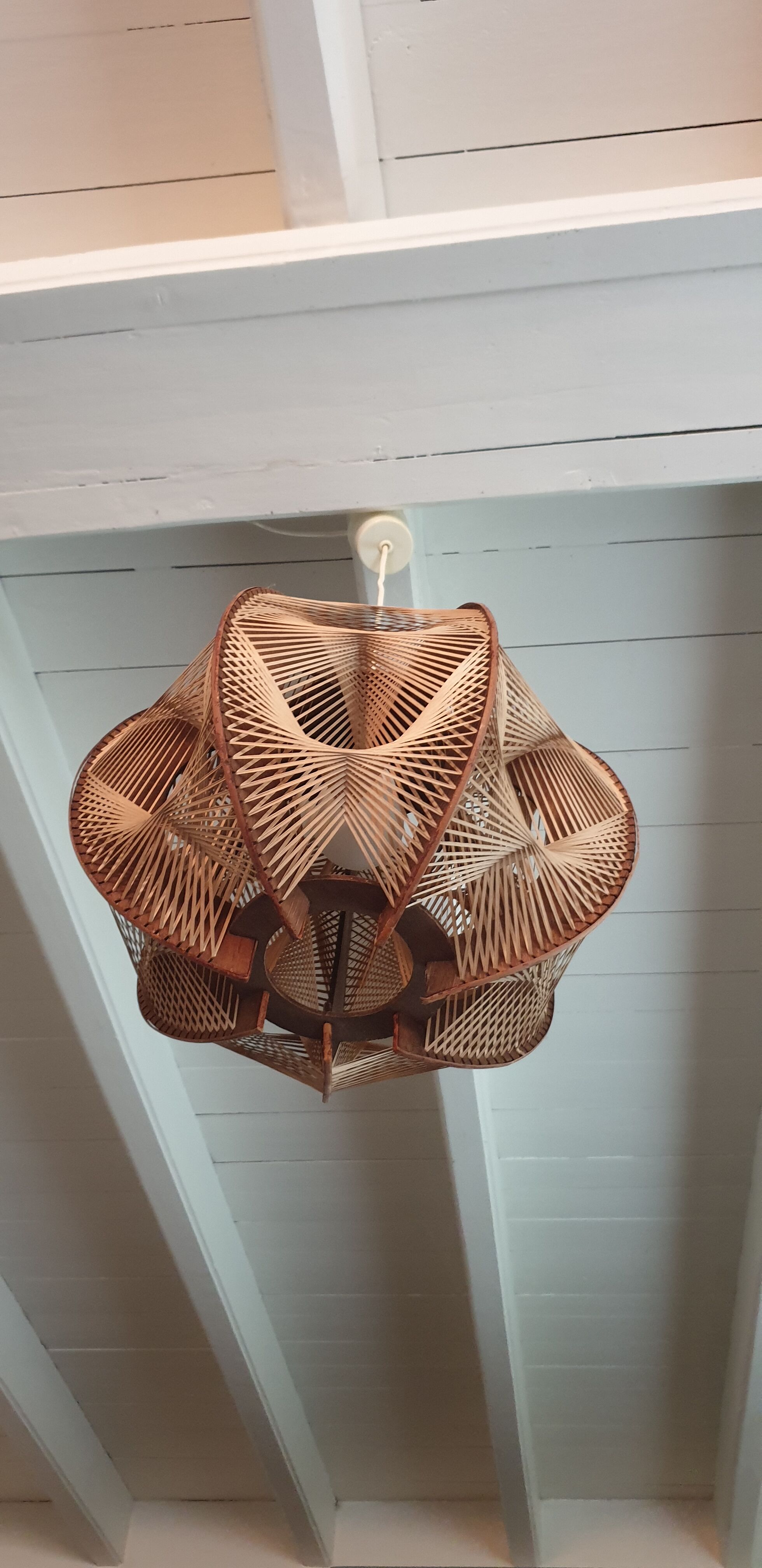 Scandinavian suspension wires and wood