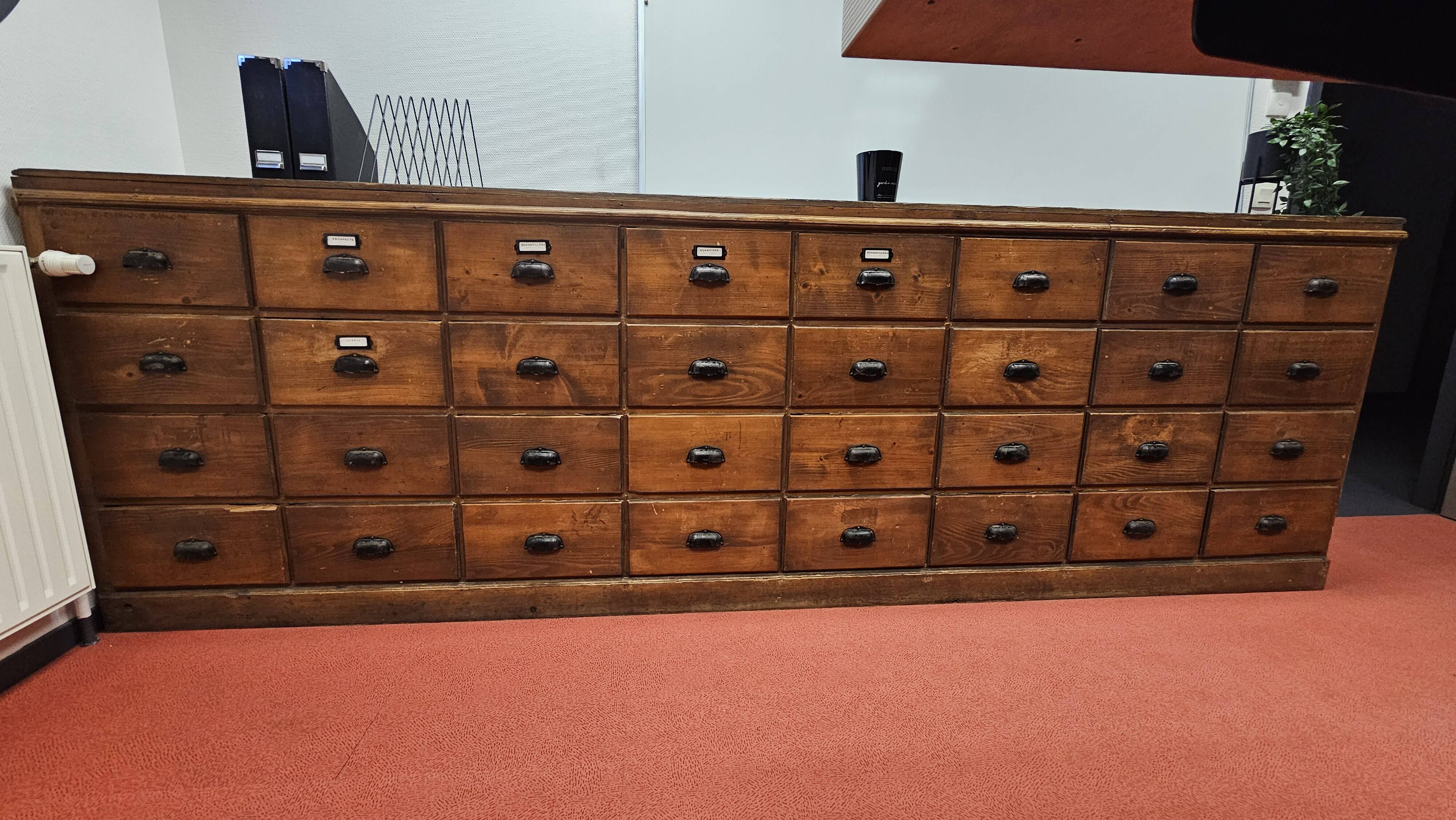 Large optician's cabinet