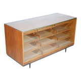 Teak Display Cabinet – Vintage Shop Display Counter from the 1950s