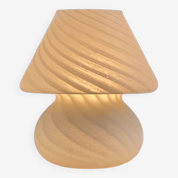 Lampe champignon en verre de Murano, 1970s