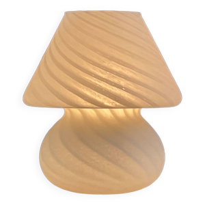lampe champignon en verre