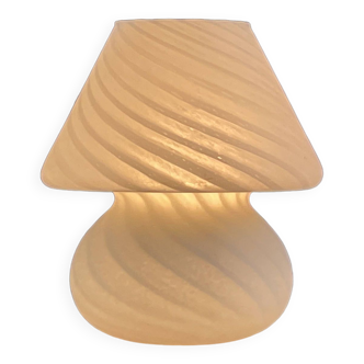 Lampe champignon en verre de Murano, 1970s