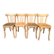 Antique Baumann bistro chairs