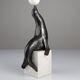 Art Deco sea lion sculpture attributed Marcel-André Bouraine, 1920s
