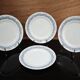 Set of 4 flat plates Terre de Fer Villeroy and Boch "Perlen"