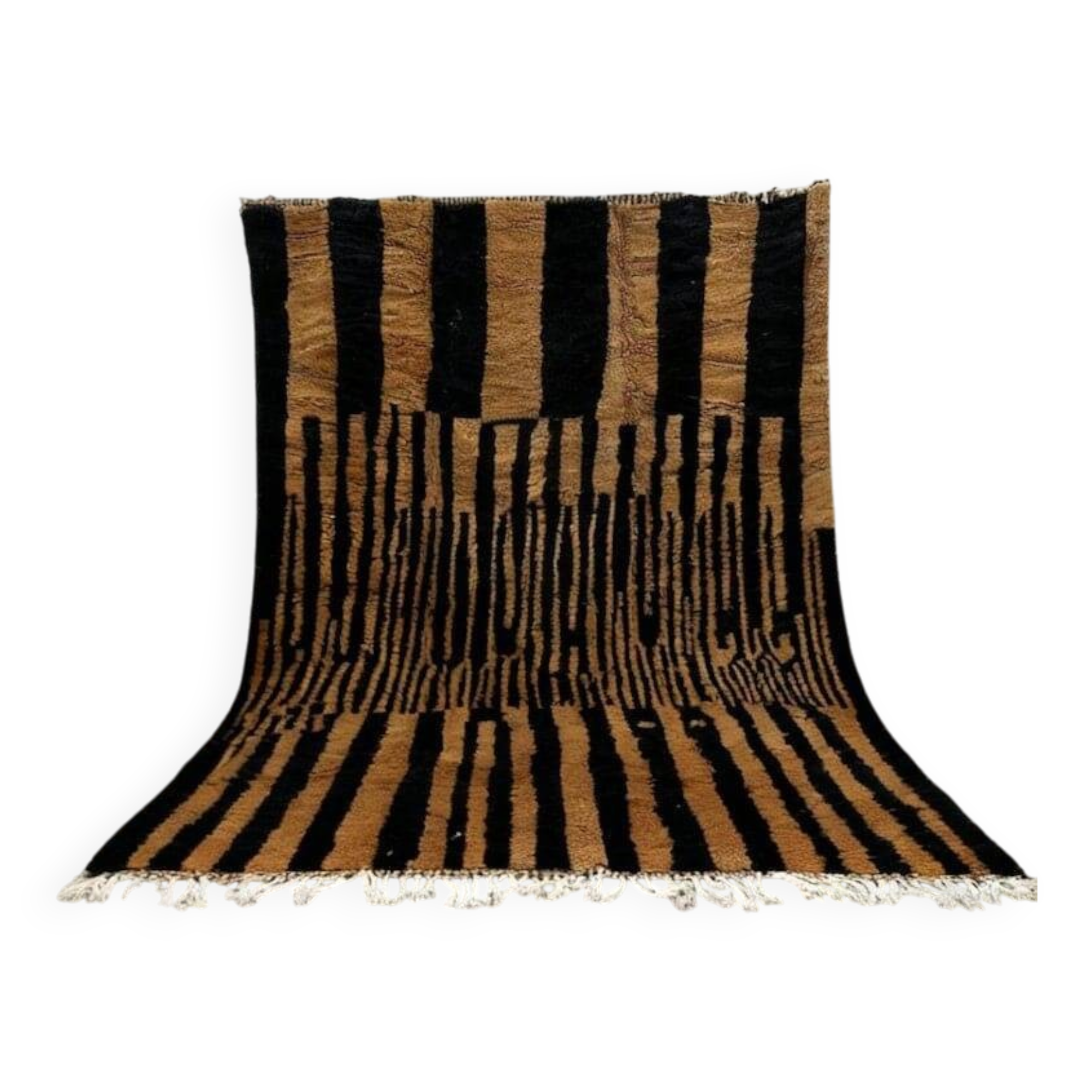 Traditional handmade pure wool beni ourain rug, size 1.5/2.5 m.