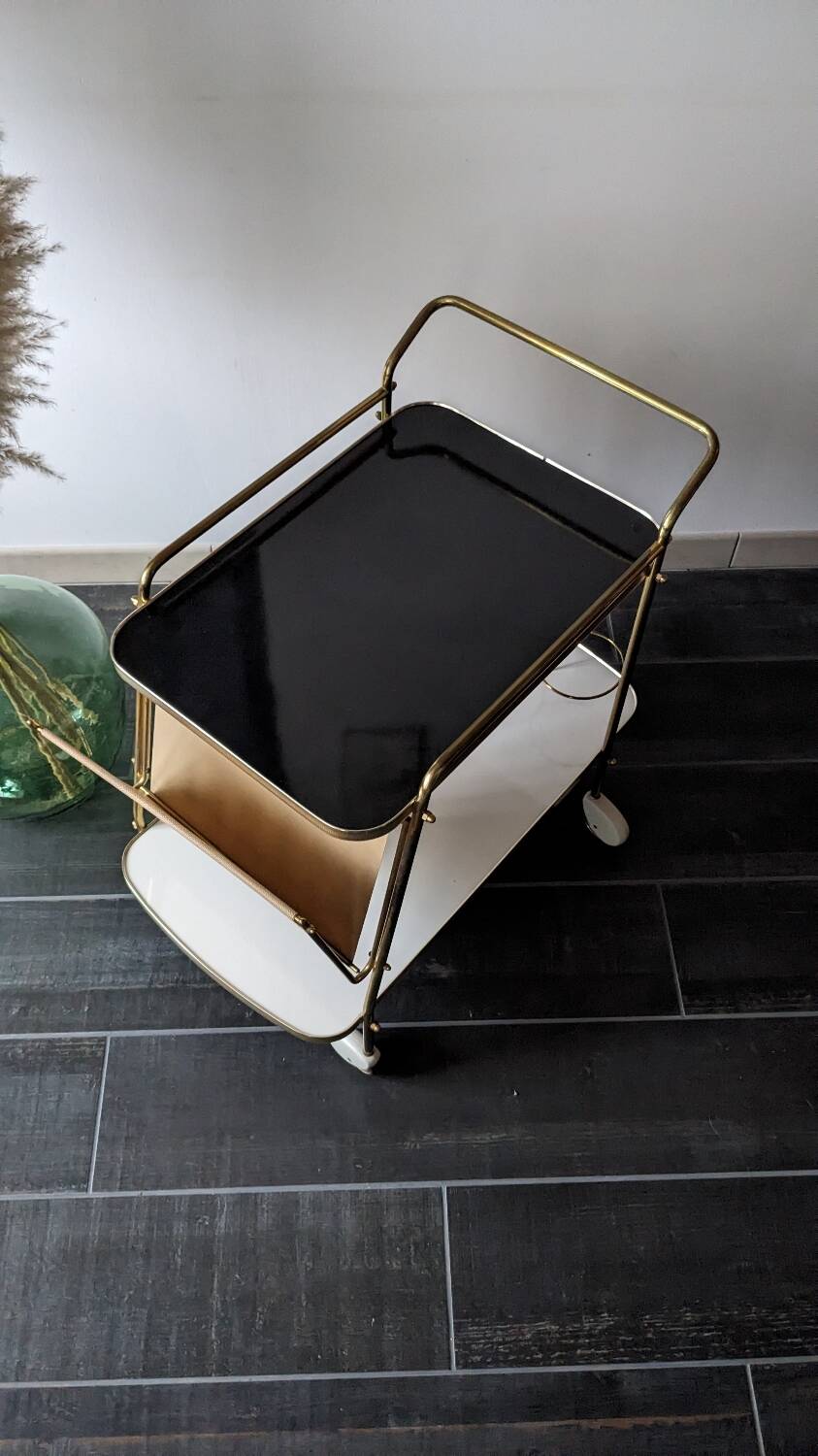 Vintage bar cart