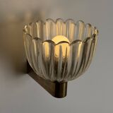 Pair of Murano glass wall sconces by E. Barovier, Italy 1940