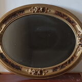 Former miroir bois - golden stuc 1920/1930