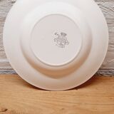 Assiette creuse Terre de fer