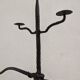 Wrought iron candlestick XIXth