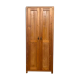 Parisian wardrobe with 2 doors in solid fir