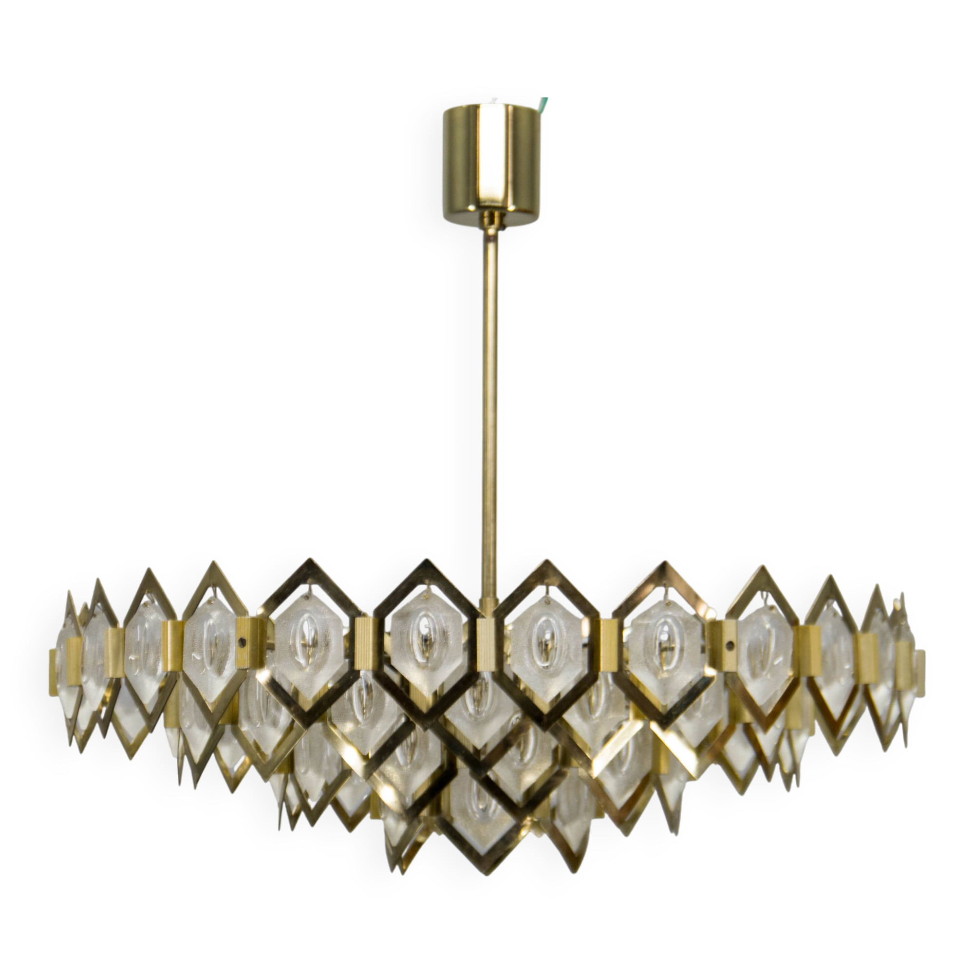 Midcentury Chandelier Designed by Bejvl for Kamenicky Senov, 1960s