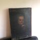 Portrait d’homme huile su toile XIXe