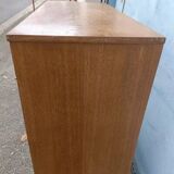 Commode vintage chêne clair