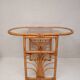 Vintage rattan table and chairs set