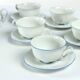 Service à thé/café en porcelaine de Pirkenhammer Brezova, années 1950
