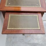 Louis XVI style flat desk in 19th century mahogany
