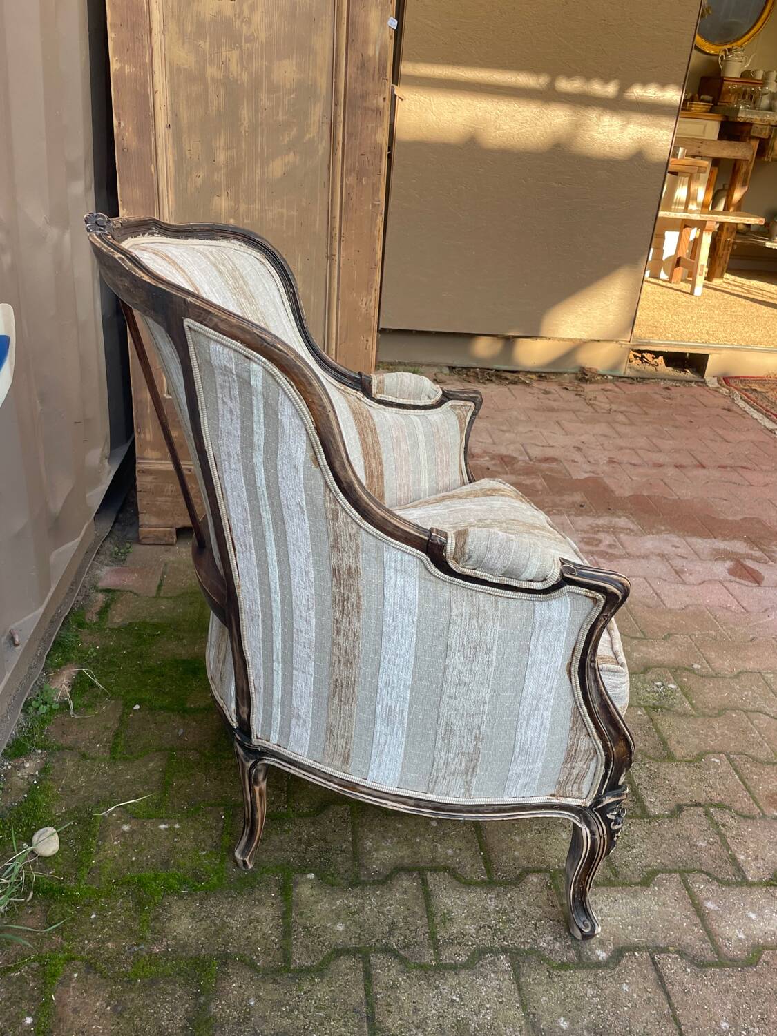Louis XV style Bergère armchair