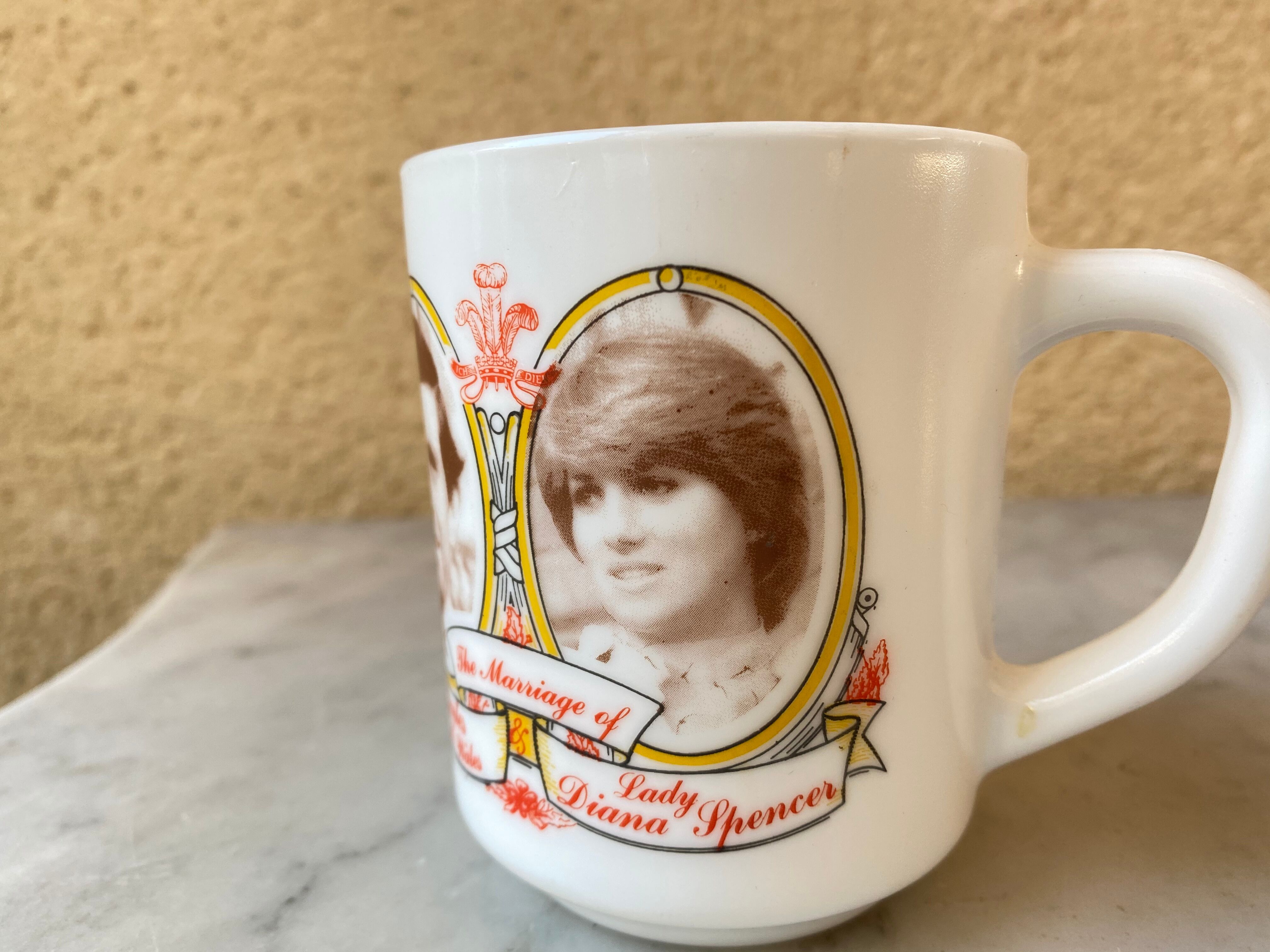 Mug cup arcopal collector's wedding Prince Charles ' Diana 1984