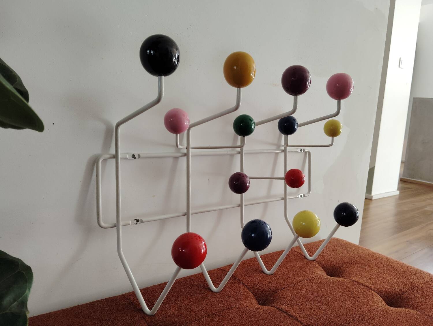 “Hang it all” coat racks by Charles and Ray Eames