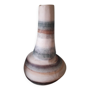 Vase vintage aspect brutaliste