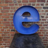 Great letter d blue sign